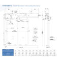 700-1800 幅の範囲の XD1207B とエレベーター ドア演算子